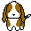 A dog wagging his tail