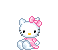 Hello Kitty with hearts