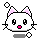 Kitty waving