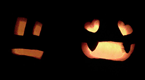 Glowing Jack-o-Lanterns